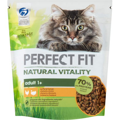 Perfect Fit Natural Vitality teljes értékű száraz eledel felnőtt macskák részére 650 g