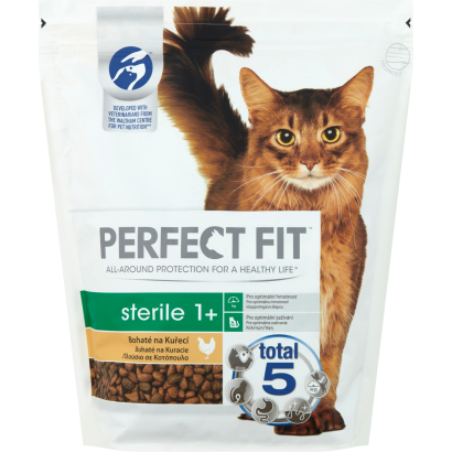 Perfect Fit Sterile teljes értékű állateledel felnőtt macskák számára csirkével 1,4 kg
