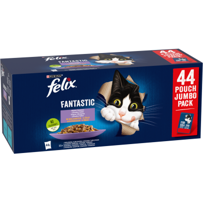 Purina Felix Fantastic házias válogatás nedves macskaeledel 44 x 85 g