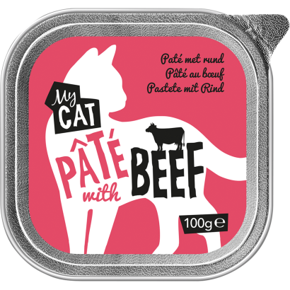 My Cat teljes értékű állateledel felnőtt macskáknak marhahúsos pástétom 100 g