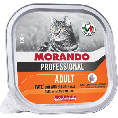 Migliorgatto Professional alutálcás macskaeledel, bárány-rizs 100g