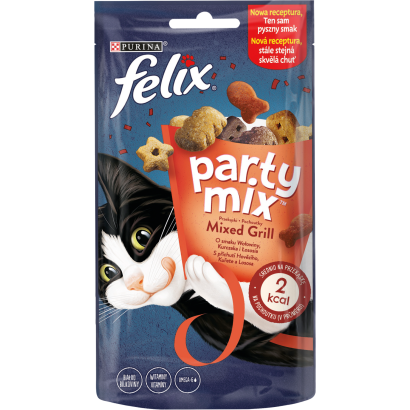 Purina Felix Party Mix Mixed grill macska jutalomfalat 60 g