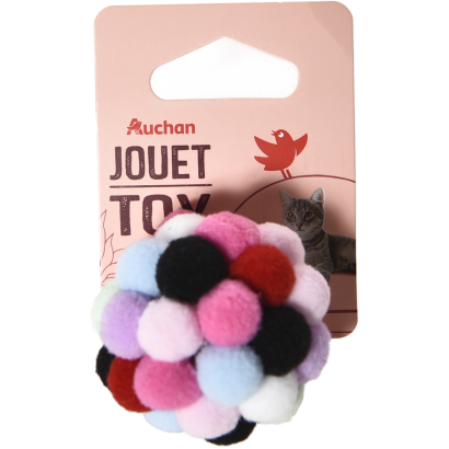 Auchan Nívó macskajáték gyapjú labda 4 cm