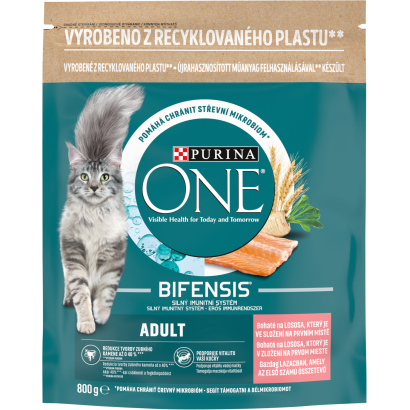 Purina One lazacban gazdag száraz macskaeledel 800 g