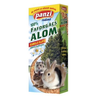 Panzi Pet kamilla illatú faforgács alom rágcsálók részére 15 l