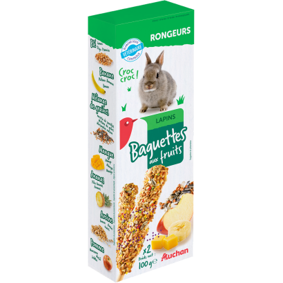 Auchan Kedvenc Csemegerúd Nyulaknak 2x100 g