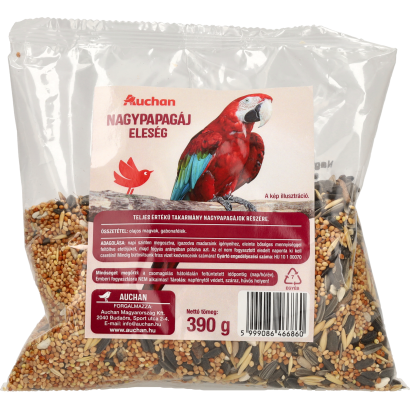 Auchan Kedvenc Nagypapagáj eleség 390 g