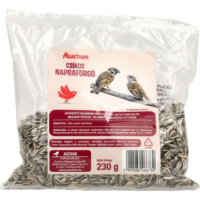 Auchan Kedvenc Csíkos napraforgó 230 g