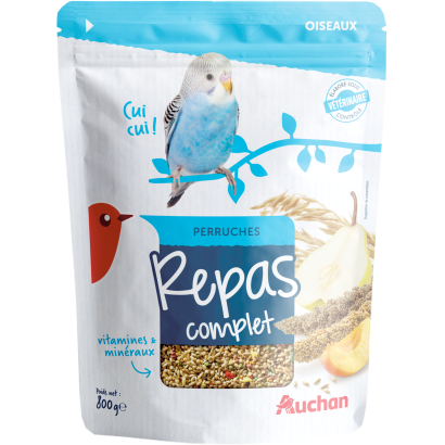 Auchan Kedvenc Hullámos Papagáj Eledel 800 g