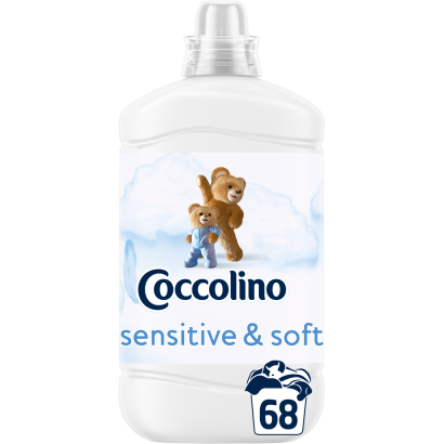 Coccolino Sensitive & Soft öblítőkoncentrátum 68 mosás 1700 ml