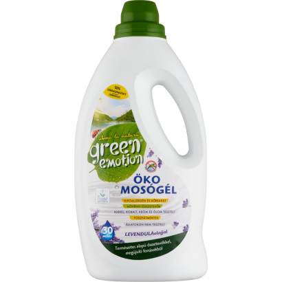 Green Emotion öko mosógél levendulaolajjal 30 mosás 1500 ml