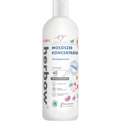 Herbow Bambino illat-allergénmentes univerzális mosószer koncentrátum 40 mosás 1000 ml