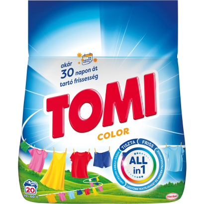 Tomi Color mosópor 20 mosás 1 kg
