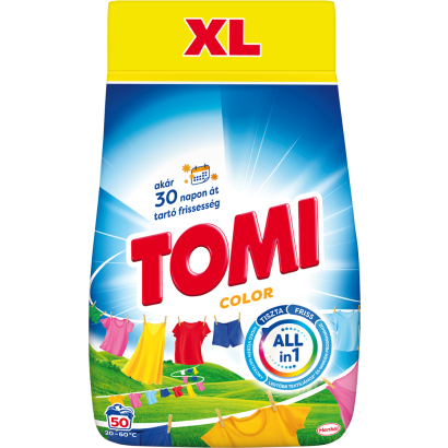 Tomi Color mosópor 50 mosás 2,5 kg