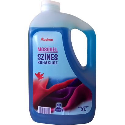 Auchan Kedvenc Mosógél színes ruhákhoz 3 l