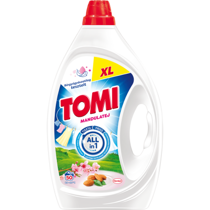 Tomi Color Mandulatej mosógél 50 mosás, 2,25 l