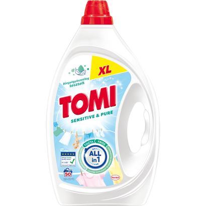 Tomi Sensitive & Pure mosógél 50 mosás 2,25 l