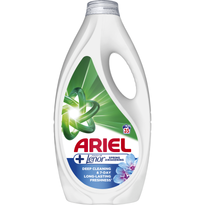 Ariel Folyékony Mosószer, +Touch of Lenor Spring Awakening, 1.575 l, 35 Mosáshoz