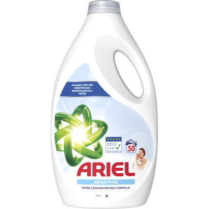 Ariel Sensitive Skin Clean & Fresh Mosószer 2.25l, 50 Mosáshoz