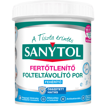 Sanytol fehérítő fertőtlenítő folteltávolító por 450 g