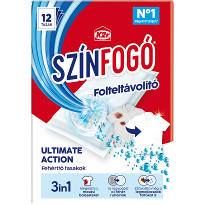 K2r Ultimate Action Színfogó folteltávolító fehérítő tasakok 12 x 30 g (360 g)