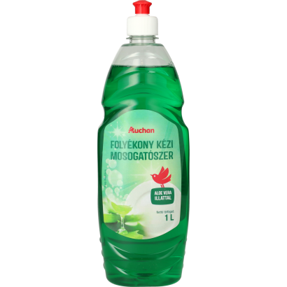 Auchan Kedvenc folyékony kézi mosogatószer Aloe Vera illattal 1 l