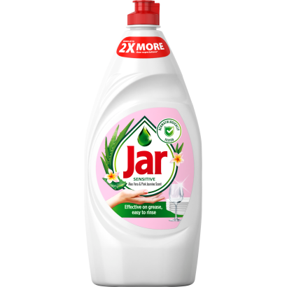 Jar Sensitive Aloe Vera & Pink Jasmine Folyékony Mosogatószer, Kézkímélő 900 ML