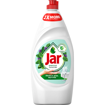 Jar Sensitive Tea Tree & Mint Folyékony Mosogatószer, Kézkímélő 900 ML