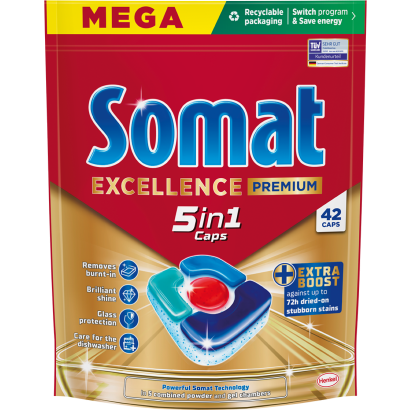 Somat 5in1 mosogatógép kapszula 42 db