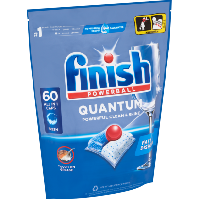 Finish Powerball Quantum All in 1 Regular mosogatógép kapszula 60 db 624 g