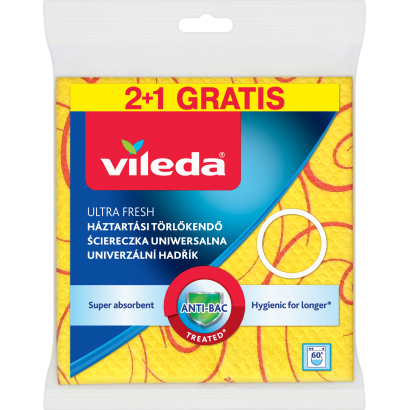 Vileda Ultra Fresh mikroszálas háztartási törlőkendő 3 db