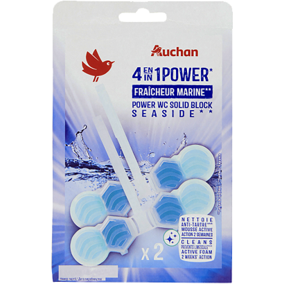 Auchan Kedvenc wc power tengeri frissesség 2 x 48 g