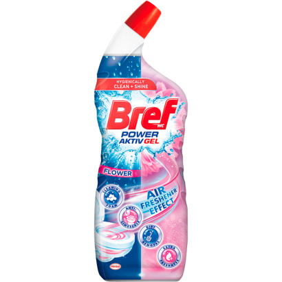 Bref Power Aktiv Gel Flower WC tisztítószer 700 ml
