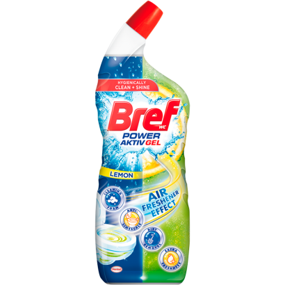 Bref Power Aktiv Gel Lemon WC tisztítószer 700 ml