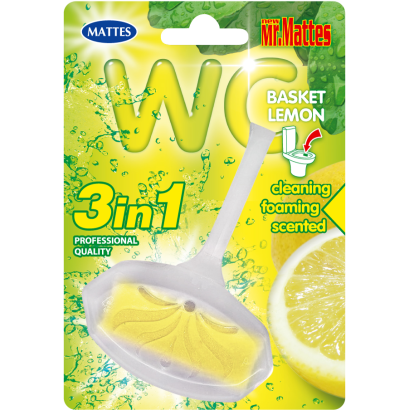 Mr. Mattes WC kosár citrom illat 40 g
