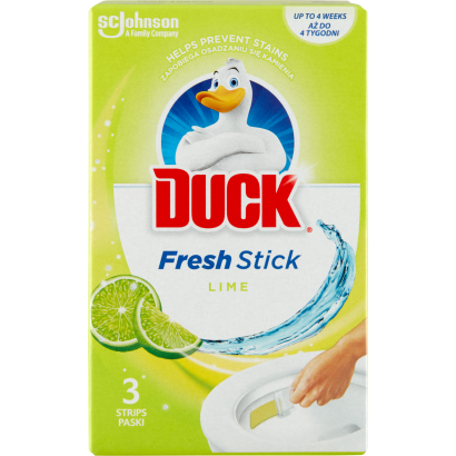Duck Fresh Stick Lime zselés WC-öblítő csík 3 x 9 g (27 g)