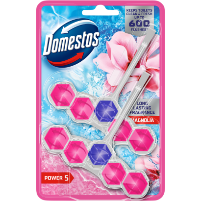 Domestos Power 5 Magnolia WC frissítő blokk 2 x 50 g