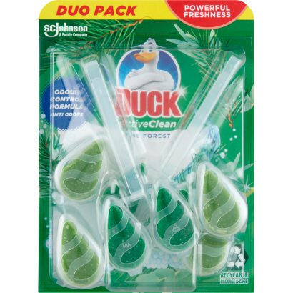 Duck Active Clean Pine Forest WC-öblítő rúd 2 x 38,6 g (77,2 g)