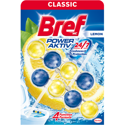 Bref Power Aktiv Lemon toalett frissítő 2 x 50 g