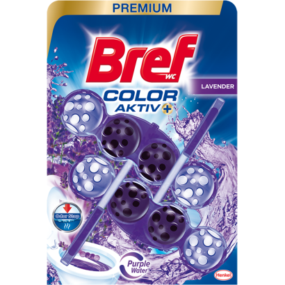Bref Color Aktiv Lavender WC frissítő 2 x 50 g
