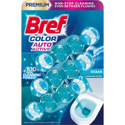 Bref Color Aktiv Ocean WC frissítő 3 x 50 g