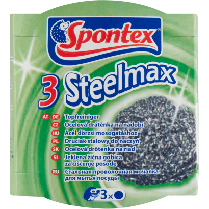 Spontex Steelmax acél dörzsi mosogatáshoz 3 db