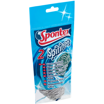 Spontex Spirinett rozsdamentes drótszivacs 2 db