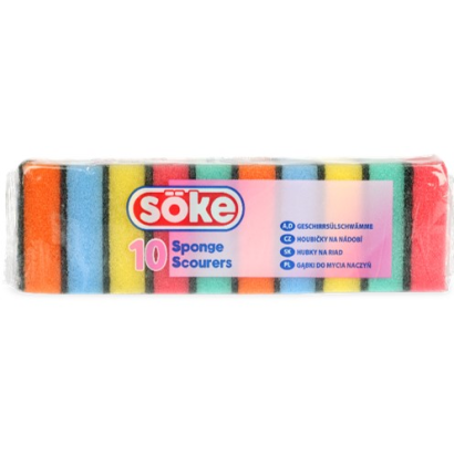 SOKE általános mosogató szivacs 10db