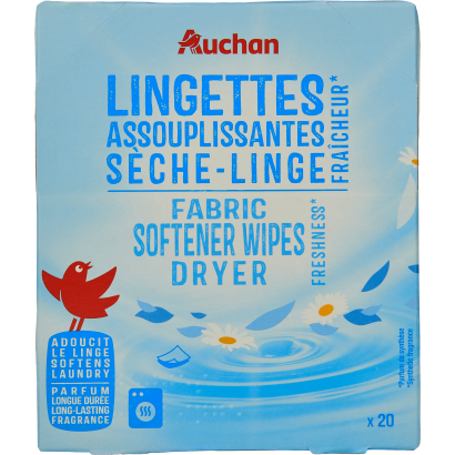 Auchan Kedvenc öblítő kendő szárítógépbe 20 db