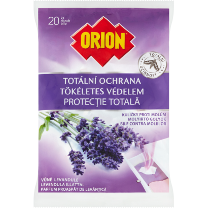 Orion molyirtó golyók levendula illattal 20 db