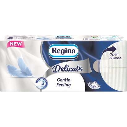 Regina Delicate Gentle Feeling papír zsebkendő 3 rétegű 90 db