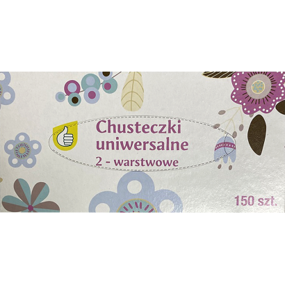 Auchan Tipp papír zsebkendő 2 rétegű 150 lap