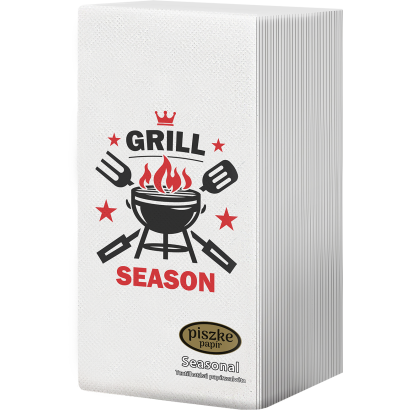 Piszke Seasonal Grill 2r textilhatású szalvéta