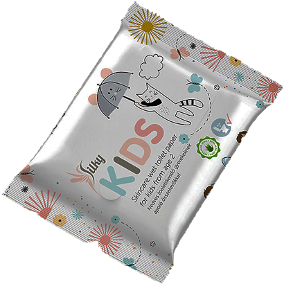 Silky Kids nedves toalettkendő 40 lapos